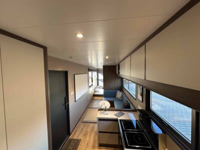 Mobilház - Infinity Cube - Konténerház nappali