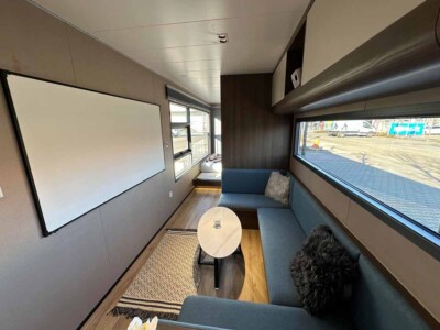 Mobilház - Infinity Cube - Konténerház nappali